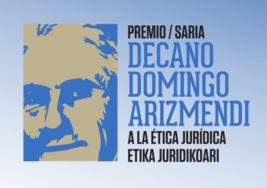 V Premio «Decano Domingo Arizmendi a la Ética Jurídica»